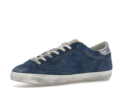 Golden Goose Super-Star Aviator Blue Cream Silver