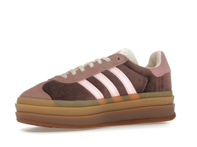 adidas Gazelle Bold Shadow Brown Warm Clay Glow Pink (Women's)