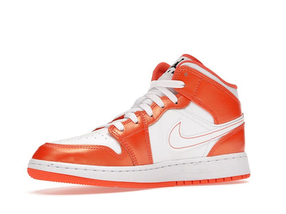 Jordan 1 Mid Metallic Orange (GS)