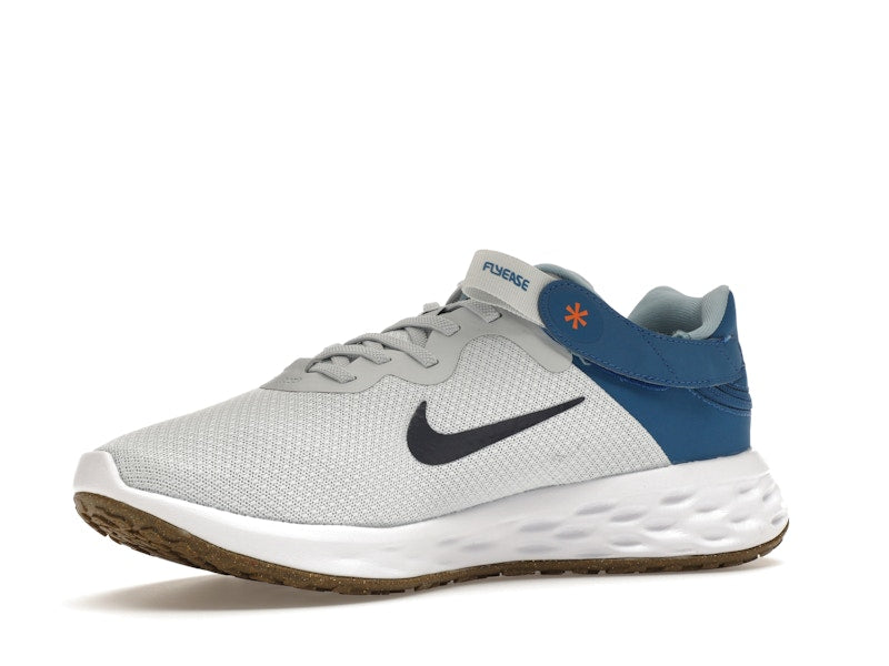 Nike Revolution 6 FlyEase Next Nature Pure Platinum Dark Marina Blue