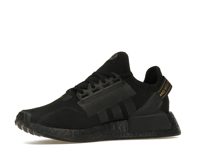adidas NMD R1 V2 Black Gold Metallic