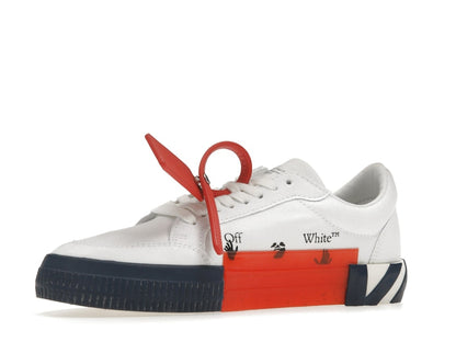 OFF-WHITE Vulcanized Low White Blue Canvas