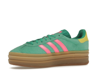 adidas Gazelle Bold Court Green Lucid Pink (Women's)