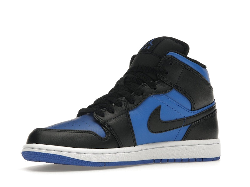 Jordan 1 Mid Black Royal Blue