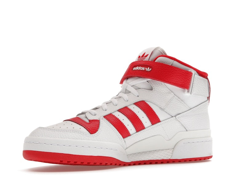 adidas Forum Mid Cloud White Vivid Red