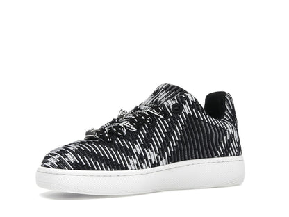 Burberry Check Knit Box Sneaker Black White (Women's)