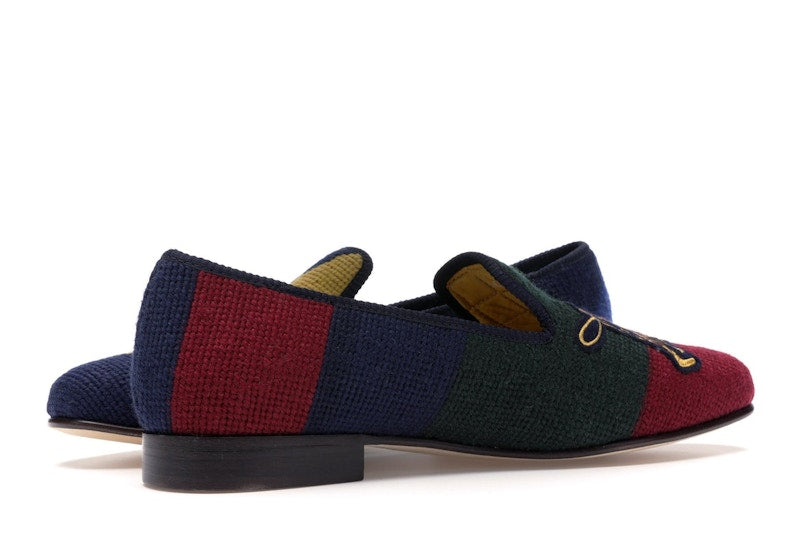 Ralph Lauren Formal Slipper Palace Engineered Equestrian Print