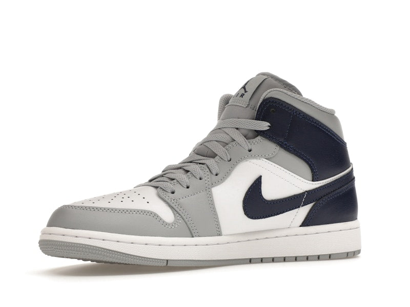 Jordan 1 Mid Wolf Grey Midnight Navy