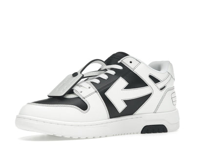 OFF-WHITE Out Of Office OOO Low Tops Black White