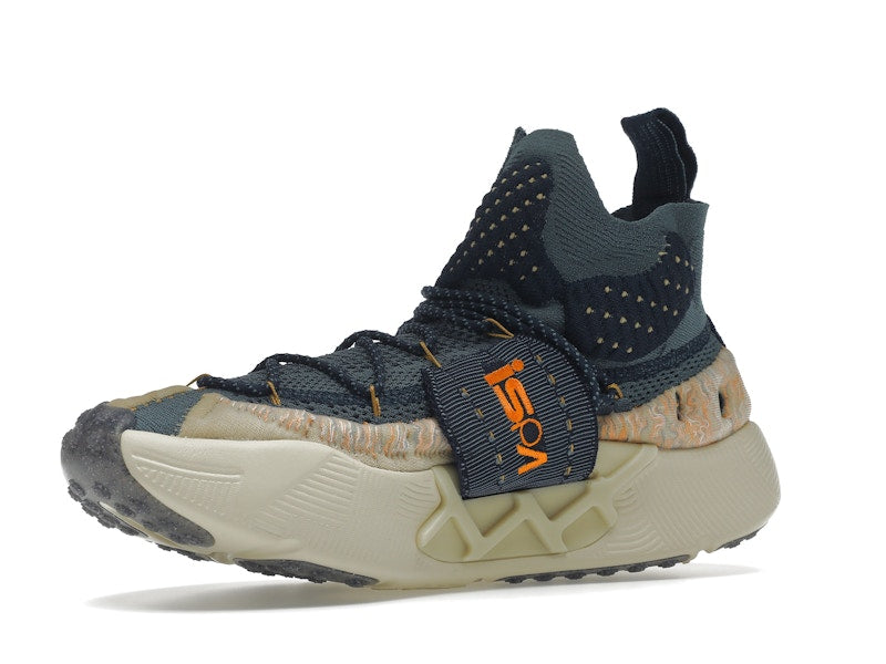 Nike ISPA Sense Flyknit Mineral Slate Magma Orange