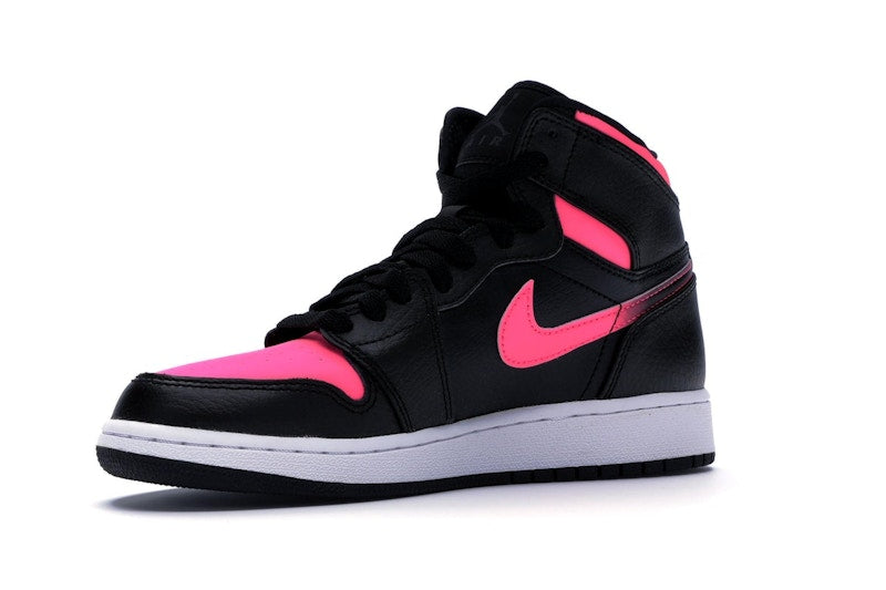 Jordan 1 Retro High Black Hyper Pink (GS)