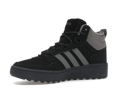adidas Hoops 4.0 Mid Black Grey Four