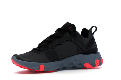 Nike React Element 55 Black Solar Red