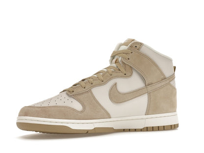 Nike Dunk High Tan Suede White