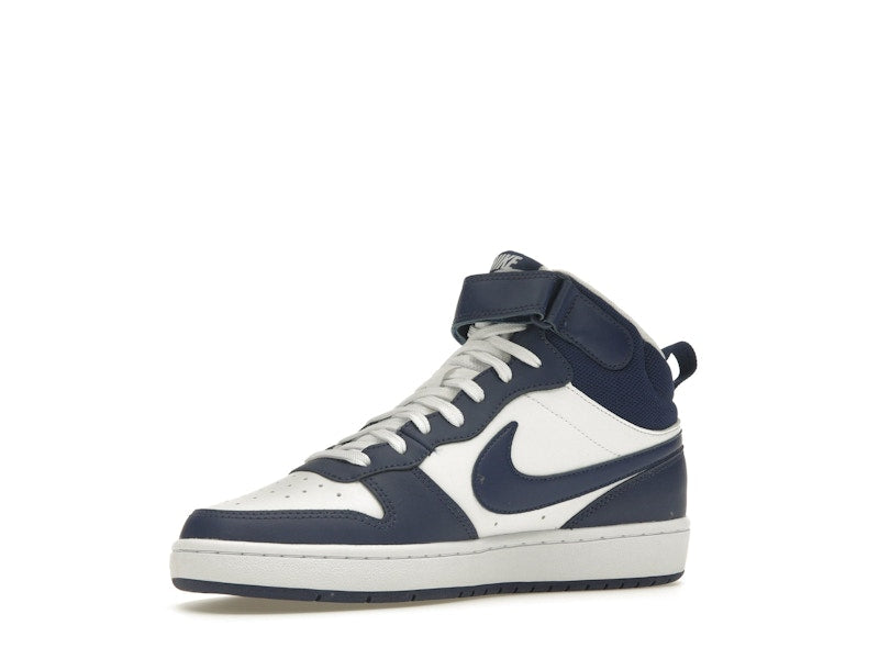 Nike Court Borough Mid 2 White Blue Void (GS)
