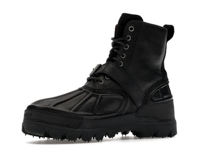 Polo Ralph Lauren Oslo High Oiled Leather Boot Black