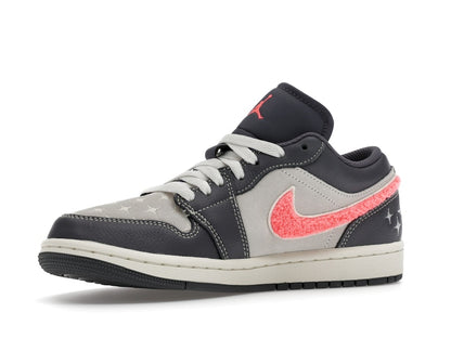 Jordan 1 Low Light Graphite Hot Punch (Women's)