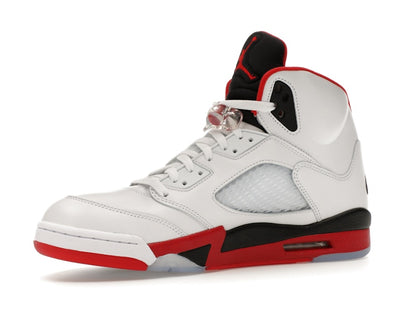 Jordan 5 Retro Fire Red Black Tongue (2025)