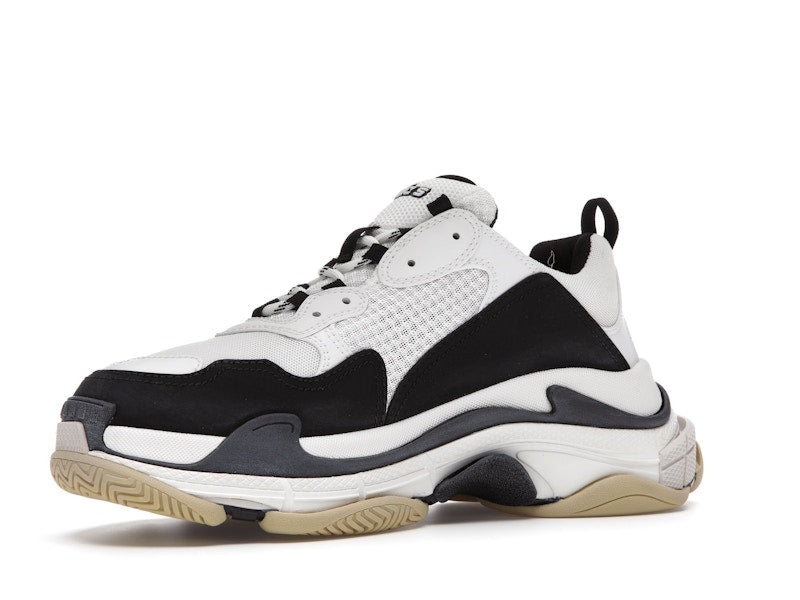 Balenciaga Triple S White Black