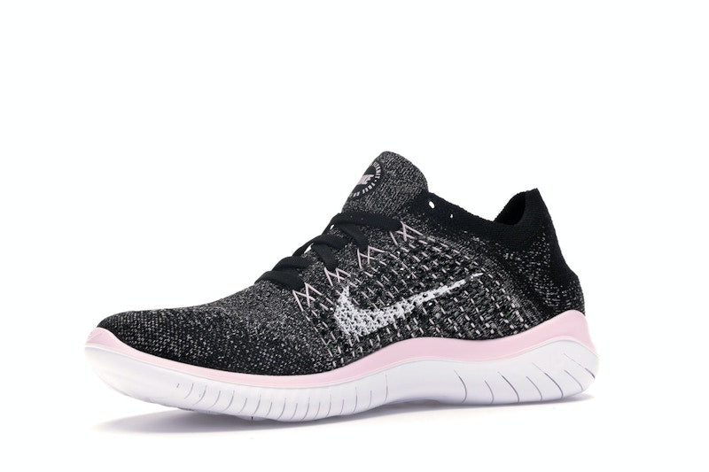 Nike Free RN Flyknit 2018 Black Pink Foam (Women's)