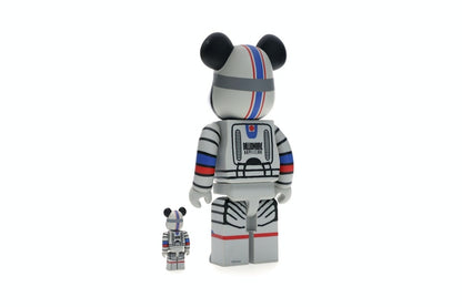 Bearbrick x Billionaire Boys Club x Mickey Mouse Astronaut 100% & 400% Set Multicolor