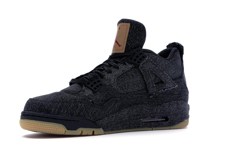 Jordan 4 Retro Levi's Black (Blank Tag)