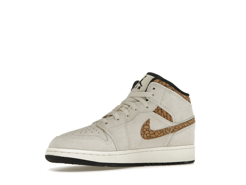 Jordan 1 Mid SE Brown Elephant (GS)