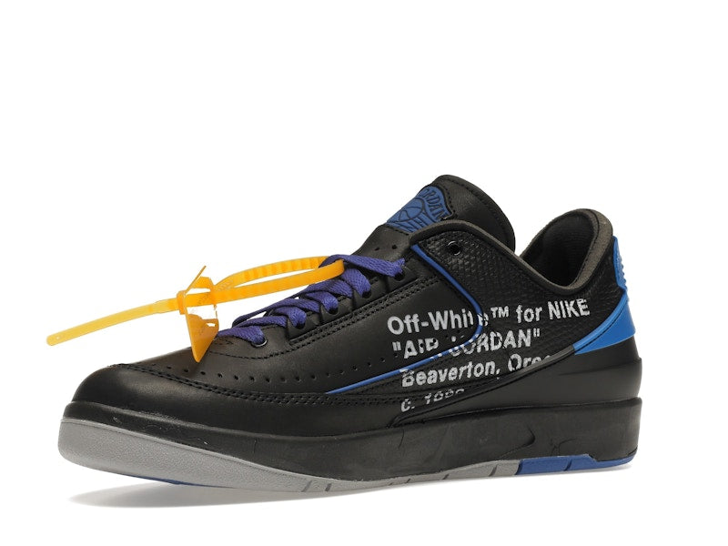 Jordan 2 Retro Low SP Off-White Black Blue