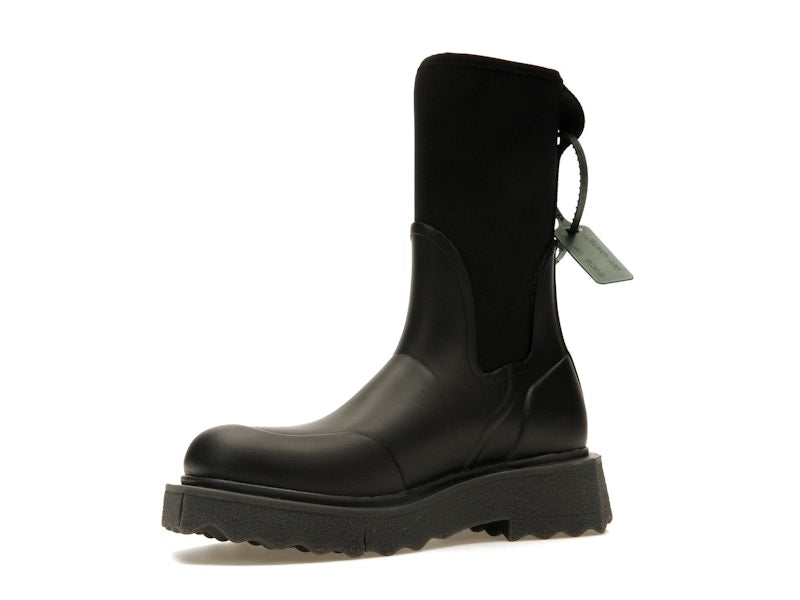 OFF-WHITE For Rainy Days Rain Boot Black (Women's)