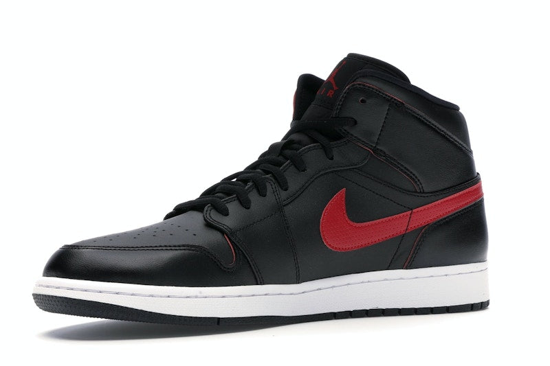 Jordan 1 Retro Mid Black Team Red