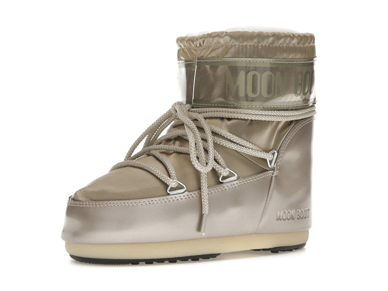 Moon Boot Icon Low Boot Glance Platinium