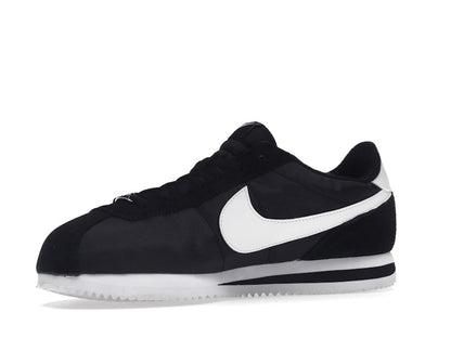 Nike Cortez Basic Nylon Black White-Metallic Silver