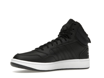 adidas Hoops 3.0 Mid Classic Fur Lining Winterized Core Black Cloud White