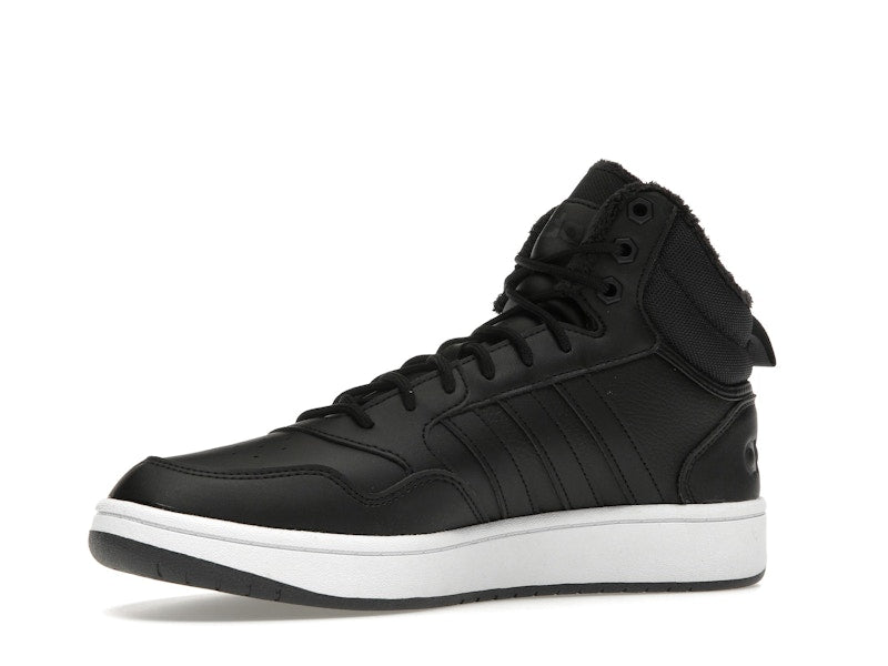 adidas Hoops 3.0 Mid Classic Fur Lining Winterized Core Black Cloud White