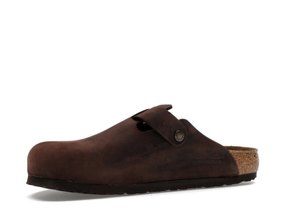 Birkenstock Boston Soft Footbed Oiled Leather Habana Brown