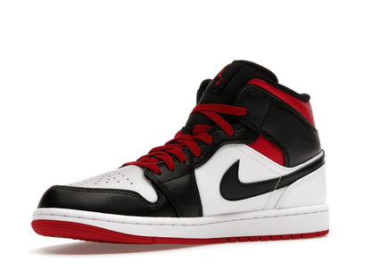 Jordan 1 Mid Gym Red Black Toe