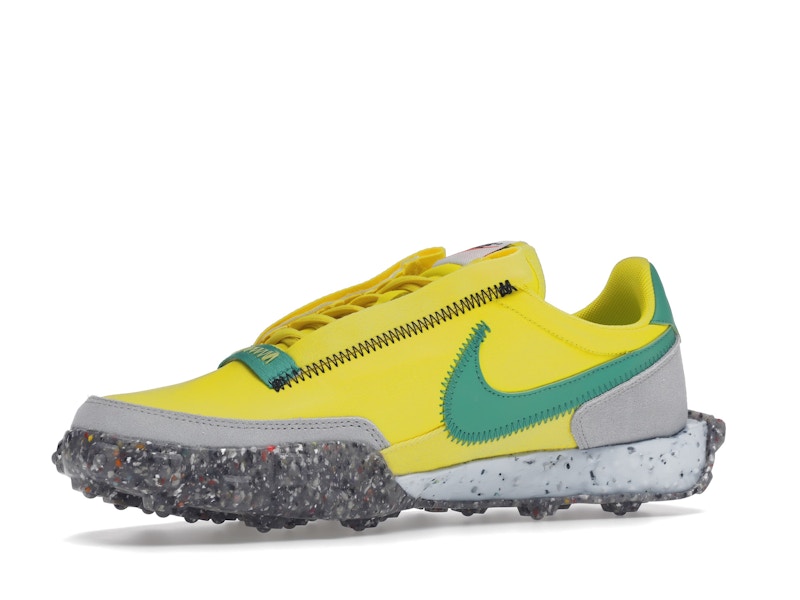 Nike Waffle Racer Crater Yellow Strike Roma Green (Women's)