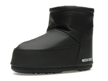 Moon Boot No Lace Rubber Boot Black