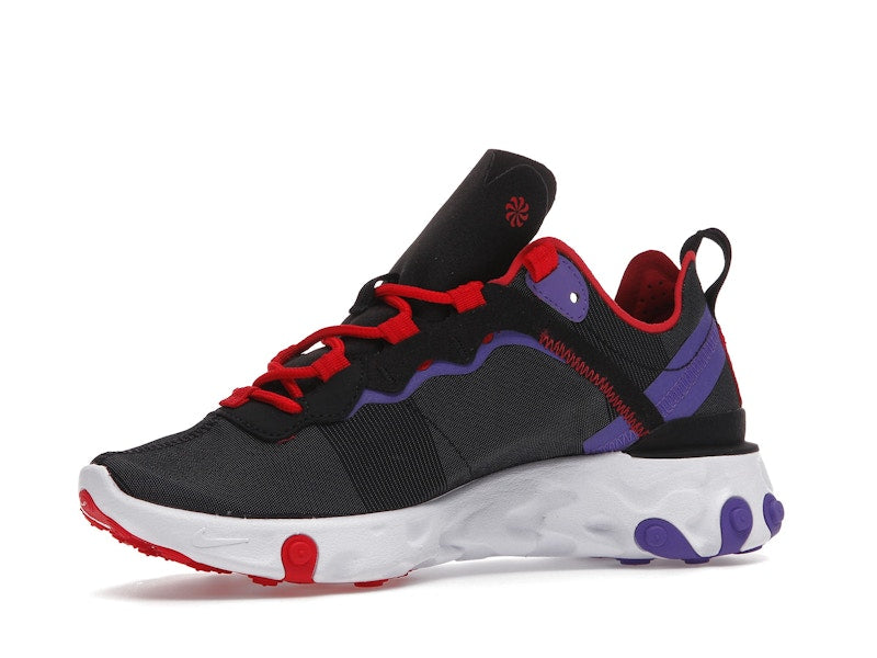 Nike React Element 55 Black University Red (Women's)