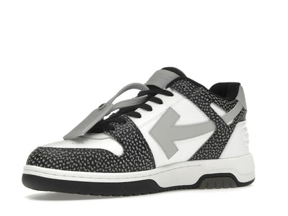 OFF-WHITE Out Of Office OOO Low Tops Black Grey with Dots