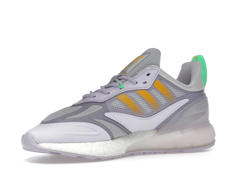 adidas ZX 2K Boost 2.0 Purple Tint Semi Solar Gold Matte Silver (Women's)