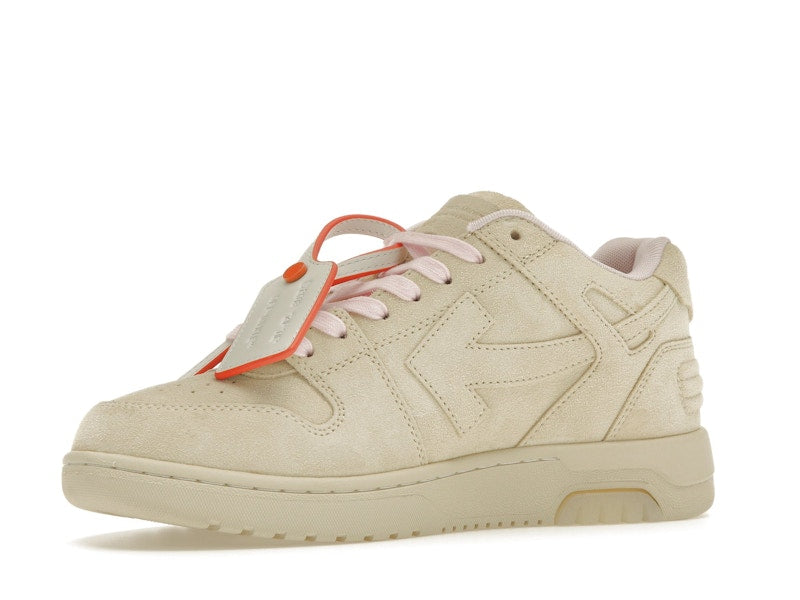 Off-White Out Of Office Suede Beige Pink