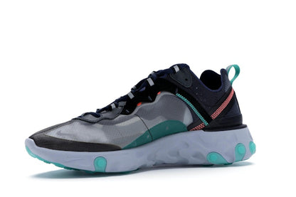 Nike React Element 87 Black Neptune Green