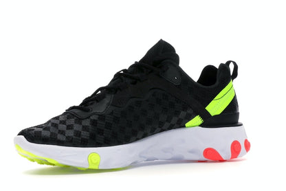 Nike React Element 55 Black Crimson Volt