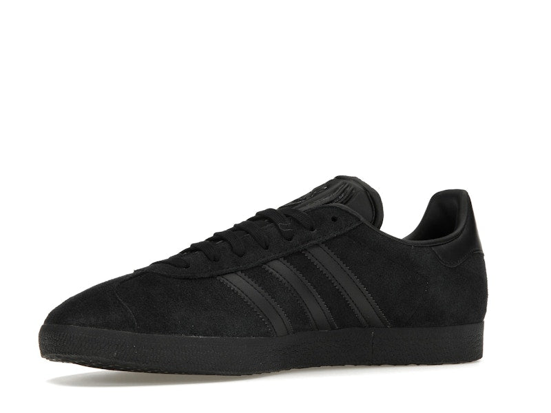 adidas Gazelle All Black Silver Metallic