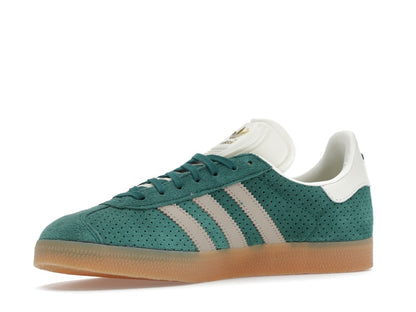 adidas Gazelle Collegiate Green Wonder Beige Gold Metallic