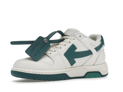 OFF-WHITE Out Of Office OOO Low Tops White Green (FW22)
