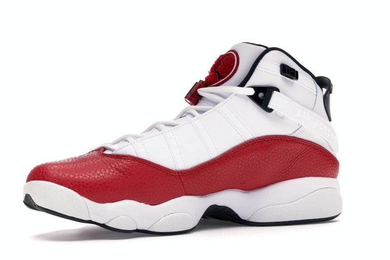 Jordan 6 Rings White University Red