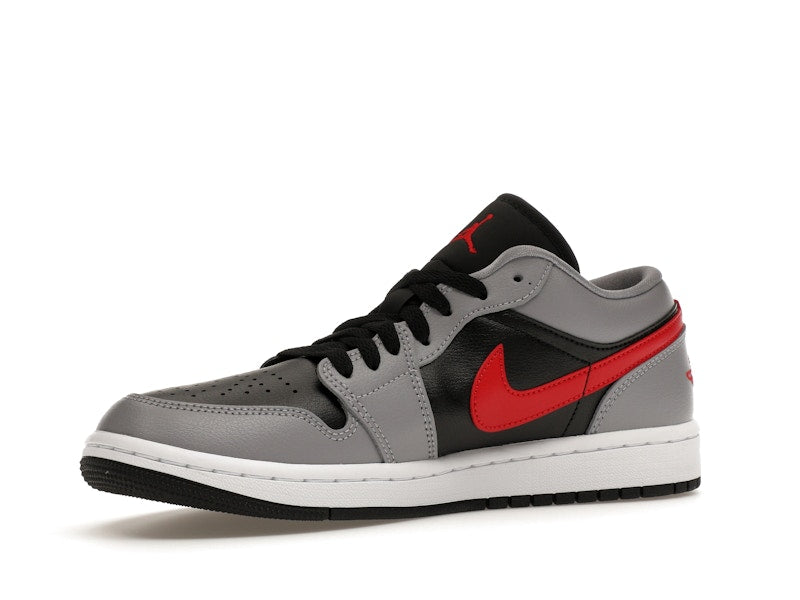 Jordan 1 Low Cement Grey Fire Red (Women's)