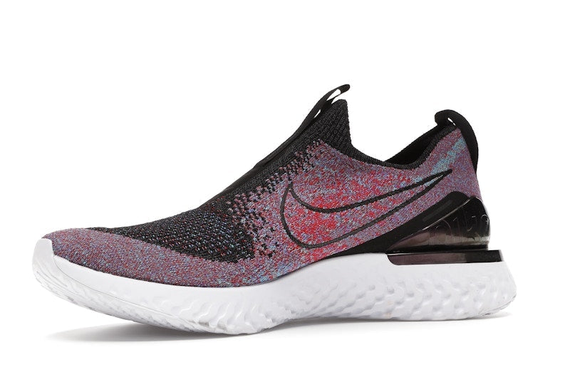Nike Epic React Moc Flyknit Black University Red Hyper Jade